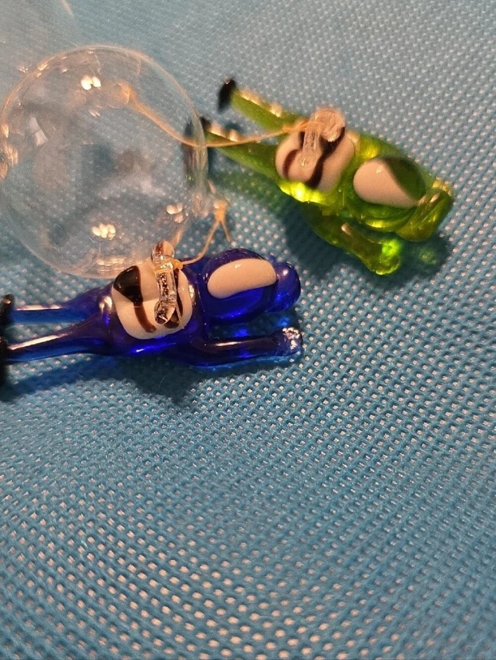 VTG Murano Style Hand Blown Glass Floating Aquarium Ornaments Lot of 17